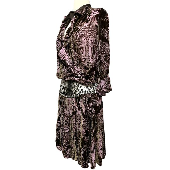 Just Cavalli devore animal print midi dress - Picture 2 of 10